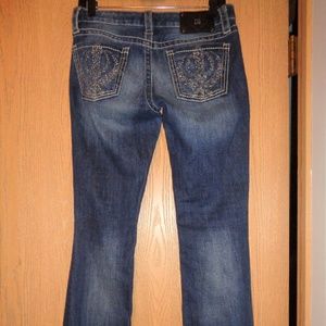 D9 Slick Distressed Boot Cut Jeans 27